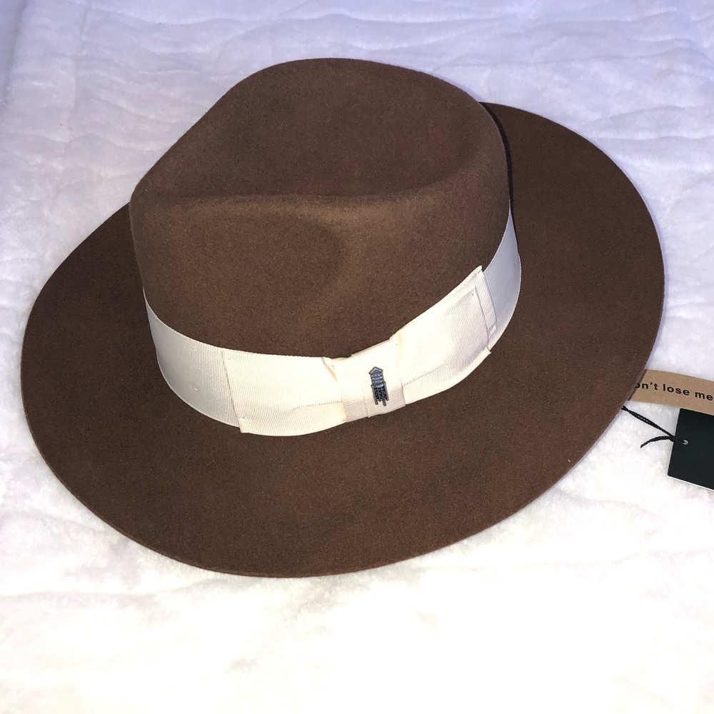 NWT Brooklyn Hat Co Brown Wool Hat